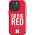 University of Nebraska Go Big Red iPhone 16 Pro Max Impact Case