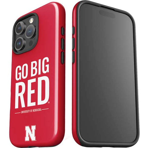 University of Nebraska Go Big Red iPhone 16 Pro Max Impact Case