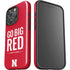 University of Nebraska Go Big Red iPhone 16 Pro Max Impact Case