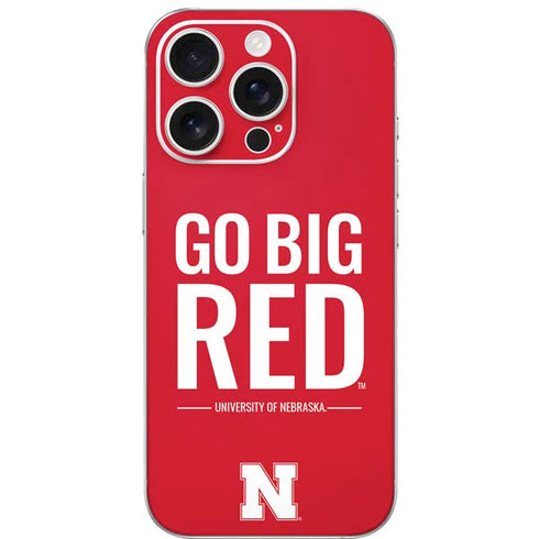 University of Nebraska Go Big Red iPhone 16 Pro Skin