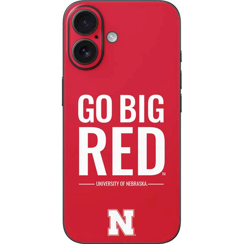 University of Nebraska Go Big Red iPhone 16 Skin