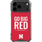 University of Nebraska Go Big Red iPhone 18 Pro Max Clear Case