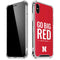 University of Nebraska Go Big Red iPhone X/XS Clear Case