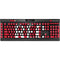 University of Nebraska Go Big Red K95 RGB PLATINUM Mechanical Gaming Keyboard Skin