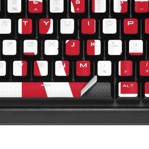 University of Nebraska Go Big Red K95 RGB PLATINUM Mechanical Gaming Keyboard Skin