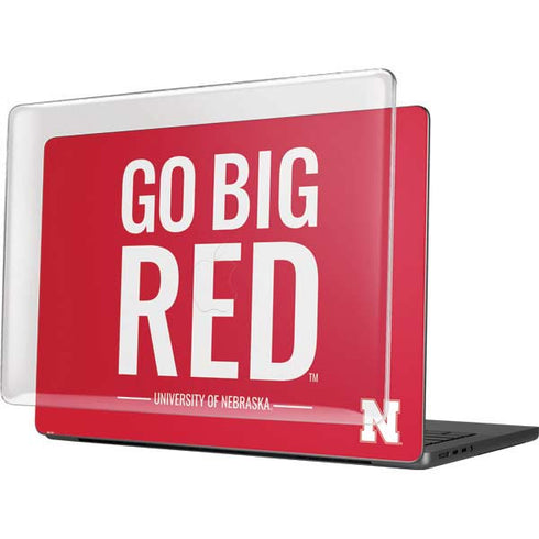 University of Nebraska Go Big Red MacBook Pro 14in (2021-24) Case plus Skin