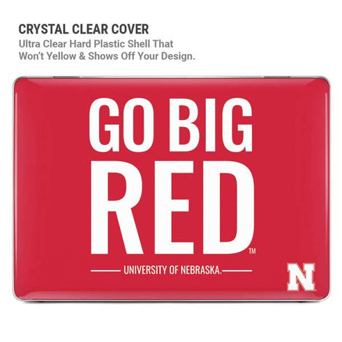 University of Nebraska Go Big Red MacBook Pro 14in (2021-24) Case plus Skin