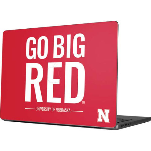 University of Nebraska Go Big Red Apple MacBook Pro 14-inch Skin