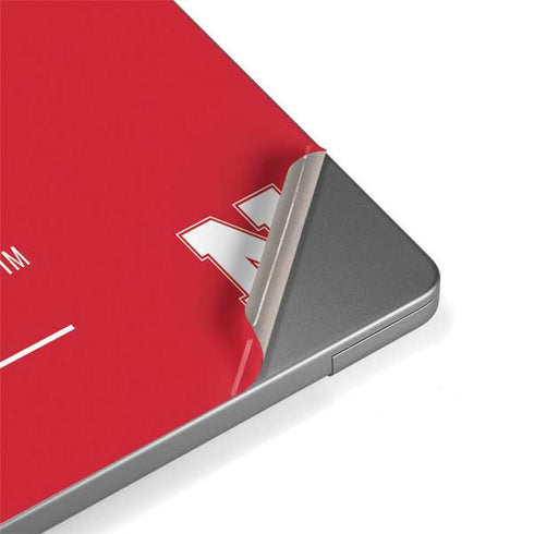 University of Nebraska Go Big Red Apple MacBook Pro 14-inch Skin