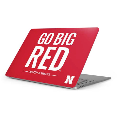 University of Nebraska Go Big Red Apple MacBook Pro 16-inch Skin