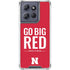 University of Nebraska Go Big Red Moto G 5G (2025) Clear Case