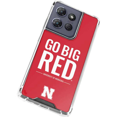 University of Nebraska Go Big Red Moto G Play 5G (2025) Clear Case