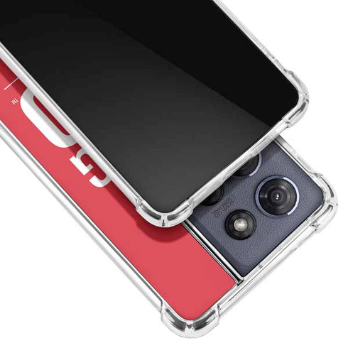 University of Nebraska Go Big Red Moto G Power 5G (2025) Clear Case