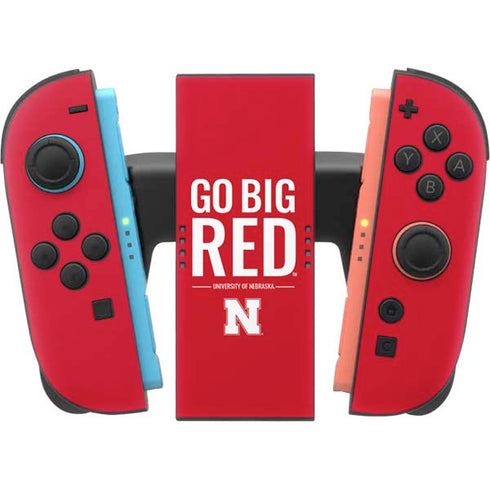 University of Nebraska Go Big Red Nintendo Switch 2 (2025) Joy-Con Controller Skin
