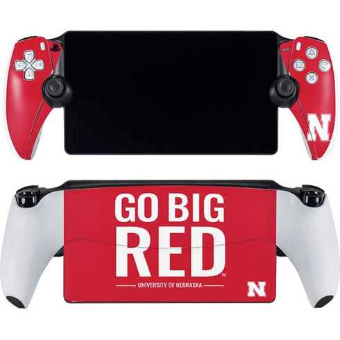 University of Nebraska Go Big Red PlayStation Portal Remote Player Skin