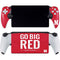 University of Nebraska Go Big Red PlayStation Portal Remote Player Skin