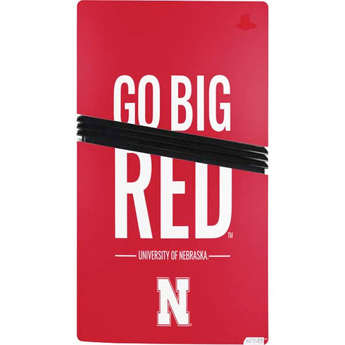 University of Nebraska Go Big Red PS5 Pro Bundle Skin
