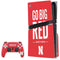 University of Nebraska Go Big Red PS5 Pro Disk Bundle Skin