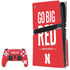 University of Nebraska Go Big Red PS5 Pro Disk Bundle Skin