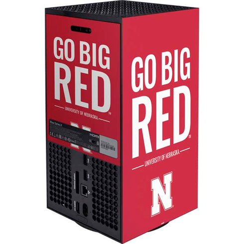 University of Nebraska Go Big Red XBox Series X Digital Edition Bundle Skin