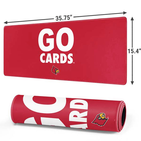 University of Louisville Go Cards Gaming Mouse Pad