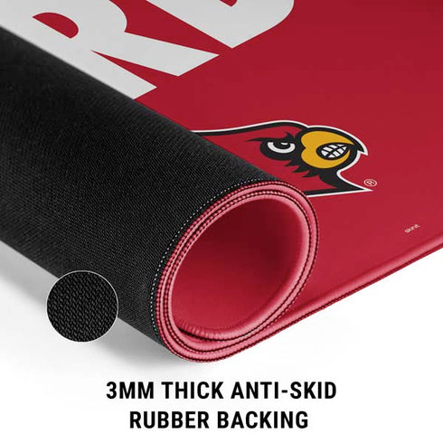 University of Louisville Go Cards Gaming Mouse Pad