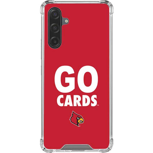 University of Louisville Go Cards Galaxy A17 Clear Case