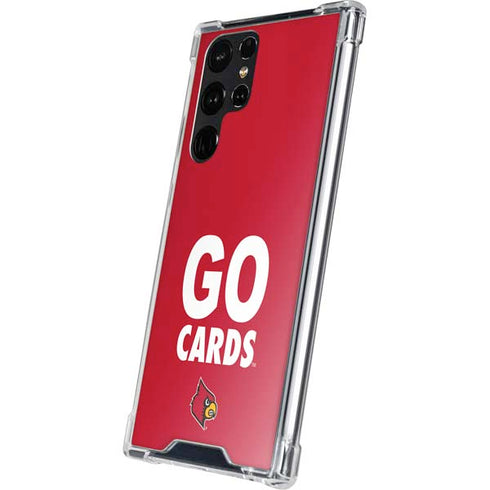 University of Louisville Go Cards Galaxy S23 Ultra Clear Case