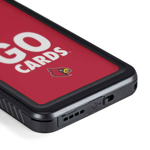 University of Louisville Go Cards Galaxy S24 Plus Waterproof Case
