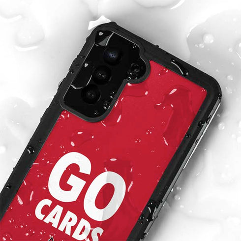 University of Louisville Go Cards Galaxy S24 Plus Waterproof Case