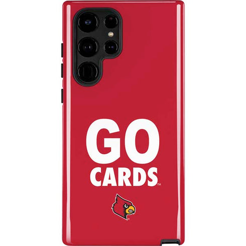 University of Louisville Go Cards Galaxy S25 Ultra Impact Case