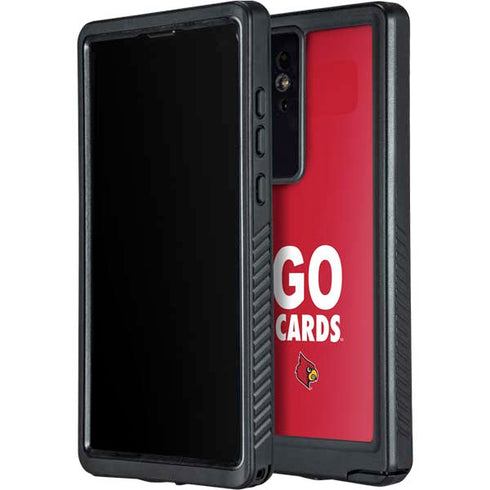 University of Louisville Go Cards Galaxy S24 Ultra Waterproof Case