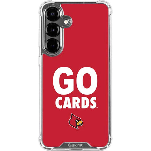 University of Louisville Go Cards Galaxy S26 Clear Case