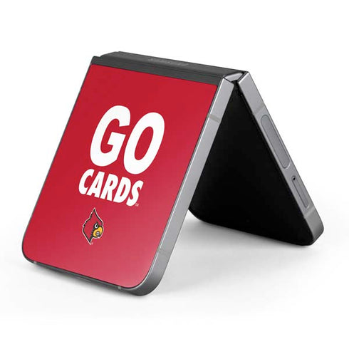 University of Louisville Go Cards Galaxy Z Flip6 Skin