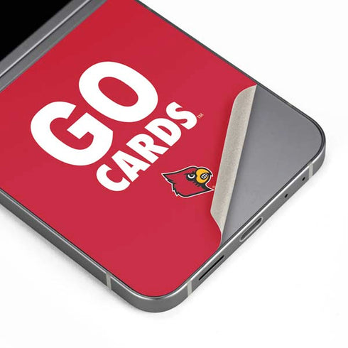 University of Louisville Go Cards Galaxy Z Flip6 Skin