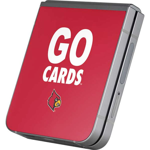 University of Louisville Go Cards Galaxy Z Flip6 Skin