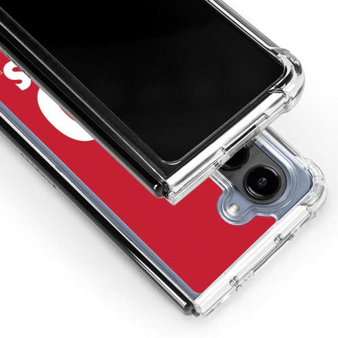 University of Louisville Go Cards Galaxy Z Fold5 5G Clear Case