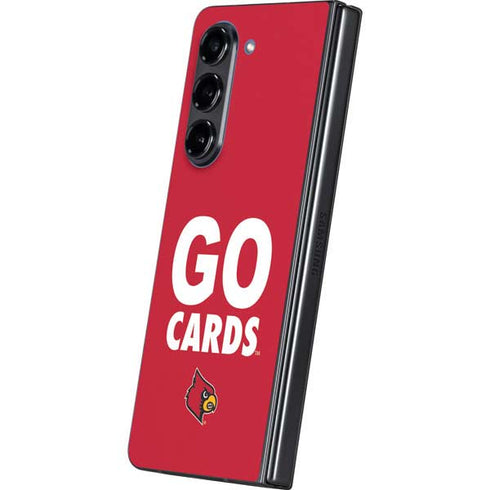 University of Louisville Go Cards Galaxy Z Fold5 5G Skin