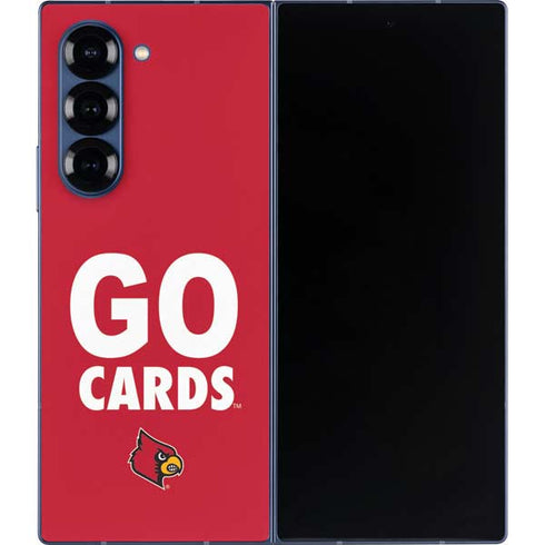 University of Louisville Go Cards Galaxy Z Fold6 Skin