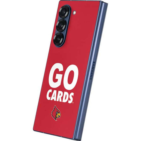 University of Louisville Go Cards Galaxy Z Fold6 Skin