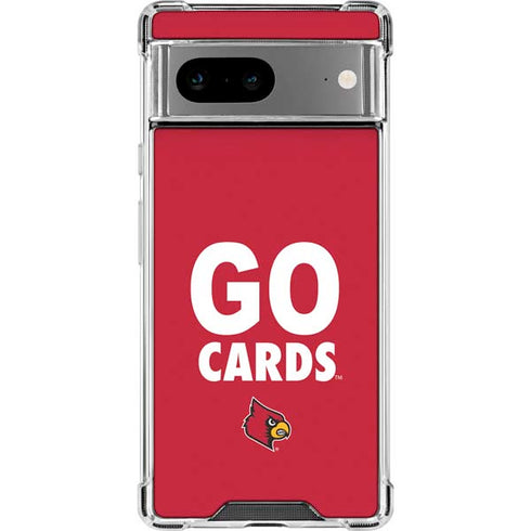 University of Louisville Go Cards Google Pixel 8a Clear Case