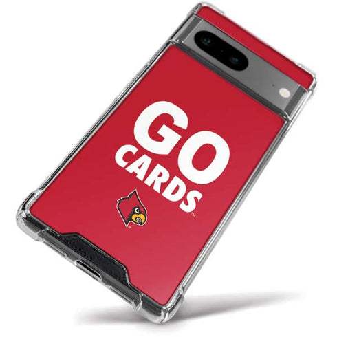 University of Louisville Go Cards Google Pixel 8a Clear Case