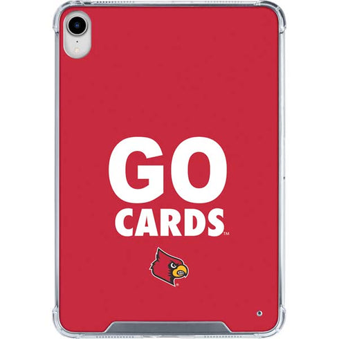 University of Louisville Go Cards iPad 11th Gen (2025) Clear Case