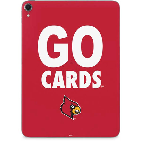 University of Louisville Go Cards Apple iPad Pro Skin
