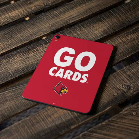 University of Louisville Go Cards Apple iPad Pro Skin