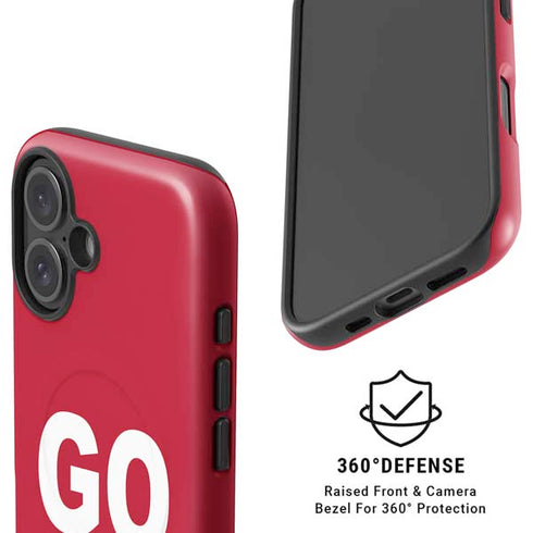 University of Louisville Go Cards iPhone 16 Magsafe Impact Case