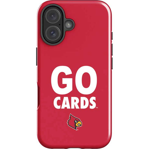 University of Louisville Go Cards iPhone 16 Plus Impact Case