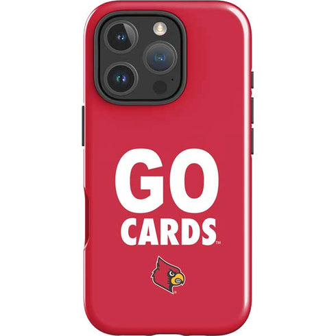 University of Louisville Go Cards iPhone 16 Pro Impact Case