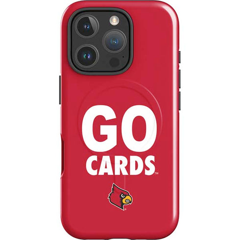 University of Louisville Go Cards iPhone 16 Pro Magsafe Impact Case