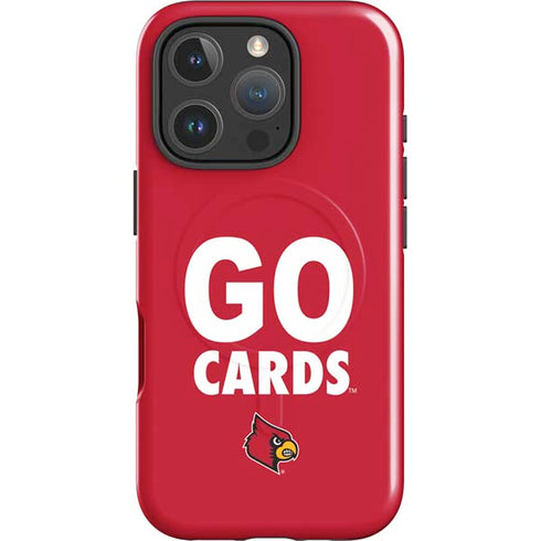 University of Louisville Go Cards iPhone 16 Pro Max Magsafe Impact Case